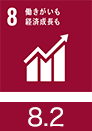 8．働きがいも経済成長も