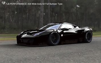 「INVO」を装着したLiberty Walk Ferrari 458i