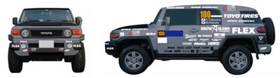 参戦車両イメージ（FJクルーザー）