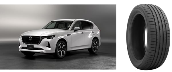 （左：「MAZDA CX-60」、右：PROXES Sport）