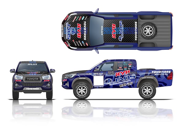 トミ JAOS特注 TEAM JAOS HILUX 36台 限定 トミカ TEAM JAOS HILUX