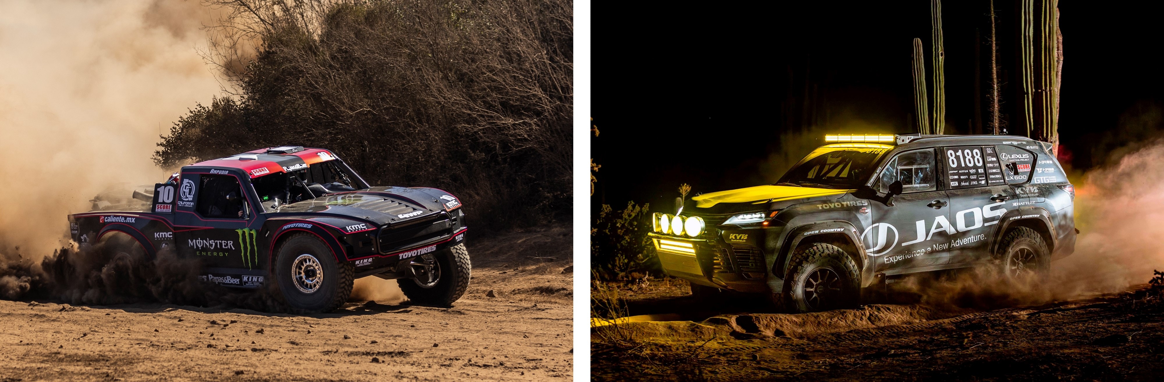 OPEN COUNTRY」装着車両チームが「SCORE World Desert